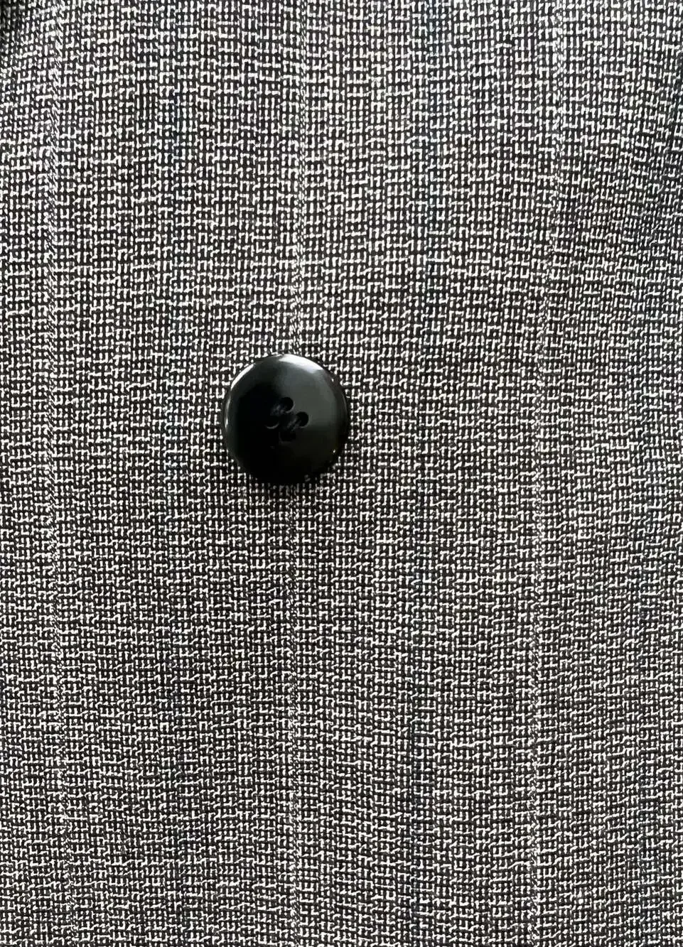 Oscar de la Renta Vintage Double-Breasted Gray Textured Blazer Size 42R see meas